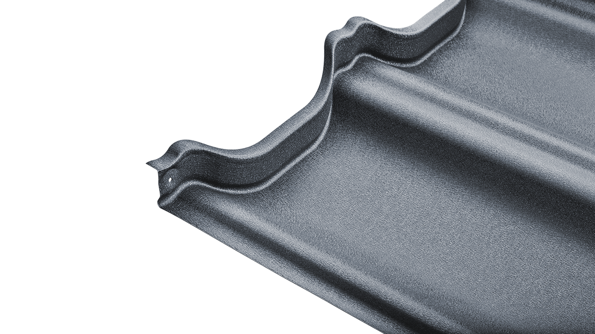 Prestige Metallziegel Profildetail — Klicksystem und Tropfkante